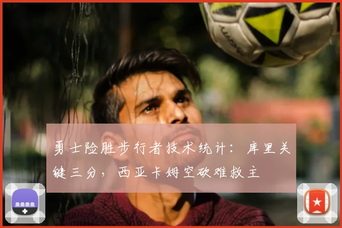 勇士险胜步行者技术统计：库里关键三分，西亚卡姆空砍难救主